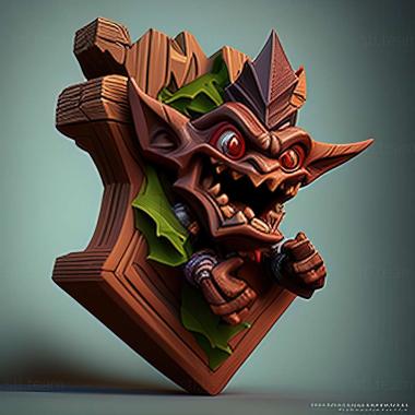 3D model Skylanders Trap Team game (STL)